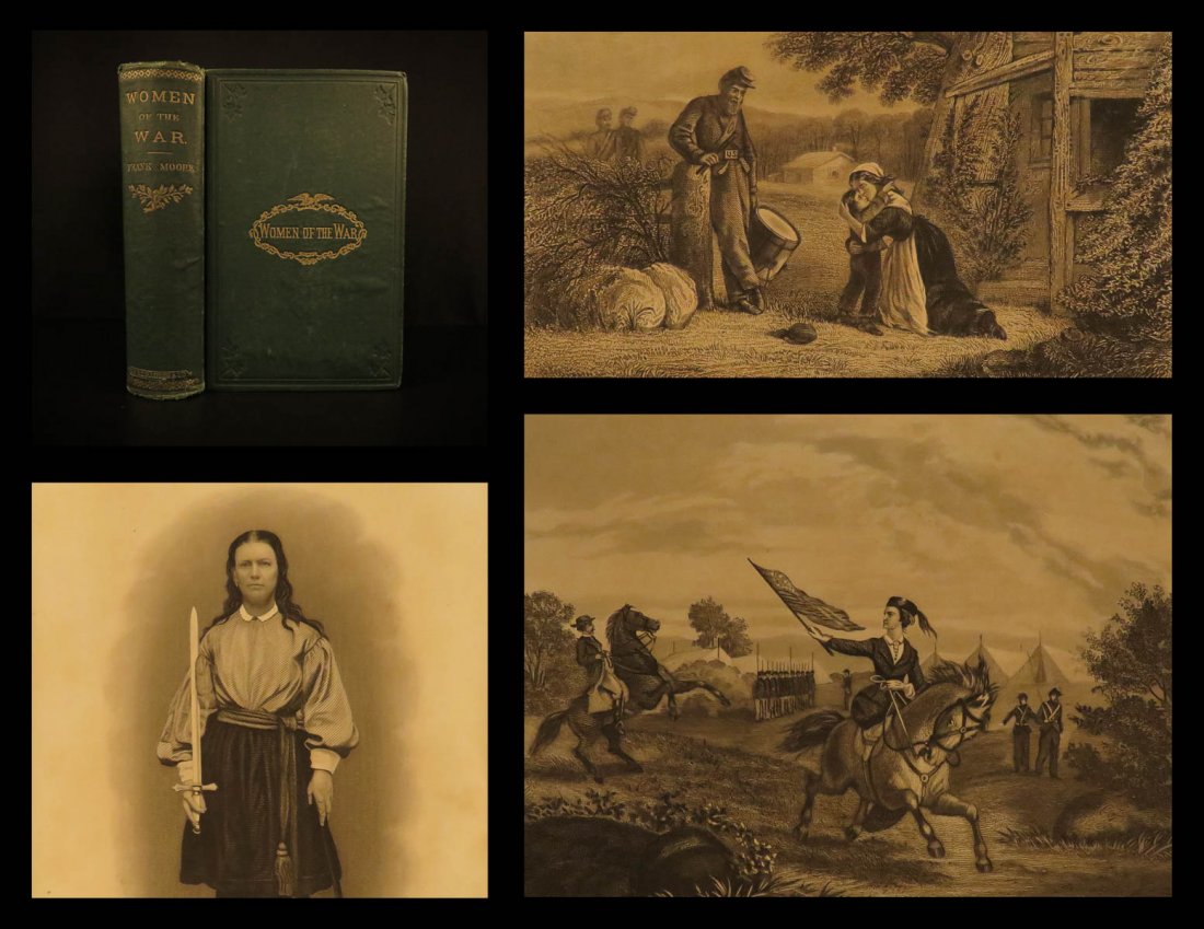 1866 1ed Women of the Civil War Americana Gettysburg (1 of 10)