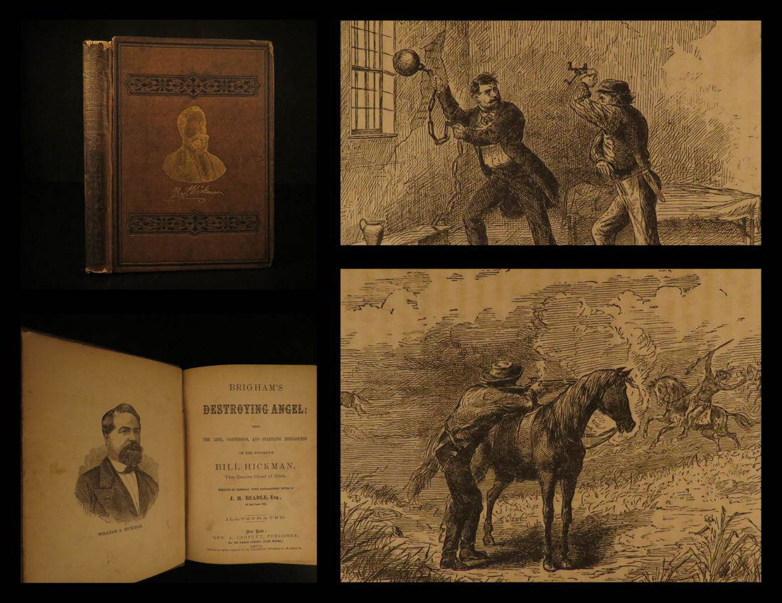 1872 1st ed Brigham Young Destroying Angel Hickman (1 of 10)