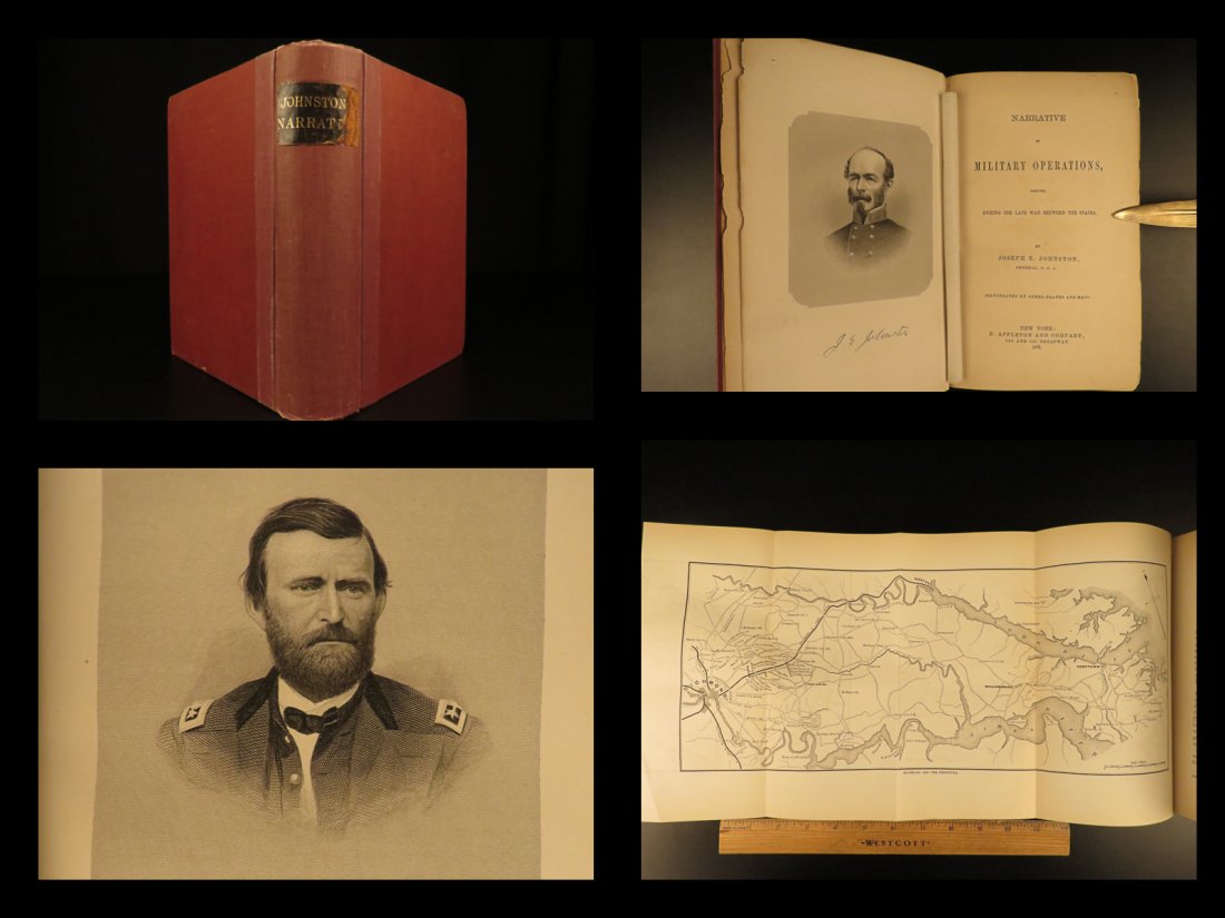 1874 1ed Confederate General Joseph E Johnston (1 of 10)