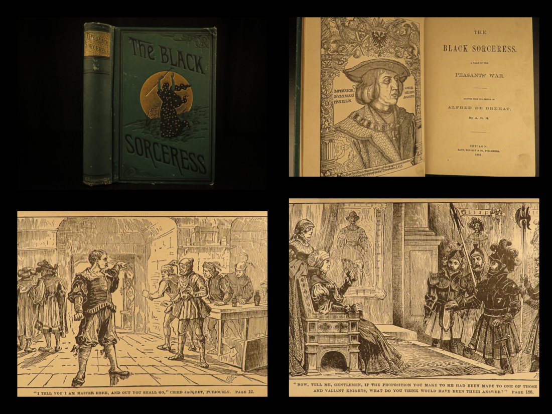 1883 The Black Witch Sorcery German Peasant’s War Magic (1 of 10)