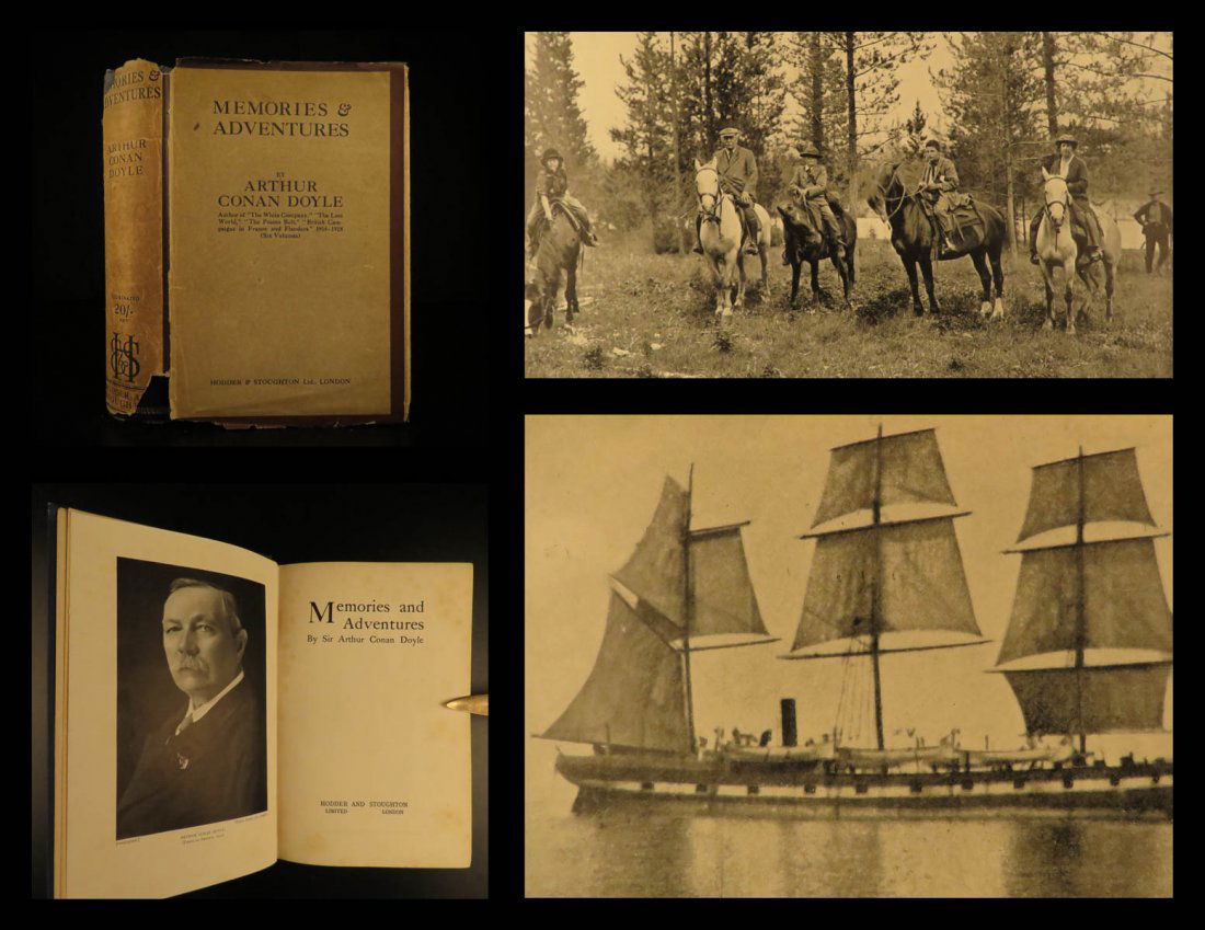 1924 Conan Doyle Autobiography Voyages Sherlock Holmes (1 of 10)