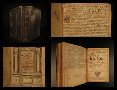 1715 RARE King James English Holy BIBLE James Watson: 1715 RARE King James English Holy BIBLE James Watson SCOTLAND Edinburgh A rare, early 18th-century English Holy Bible published by Watson in Edinburgh, Scotland. This James Watson Scottish Bible