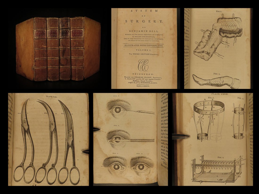 1787 System of SURGERY Benjamin Bell Scottish Medicine (1 of 10)
