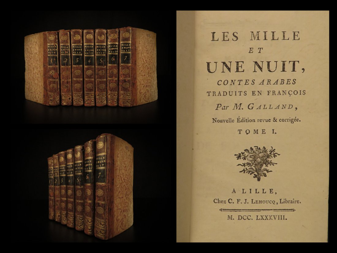 1788 Arabian Nights 1001 Entertainments Classic Arabic (1 of 10)