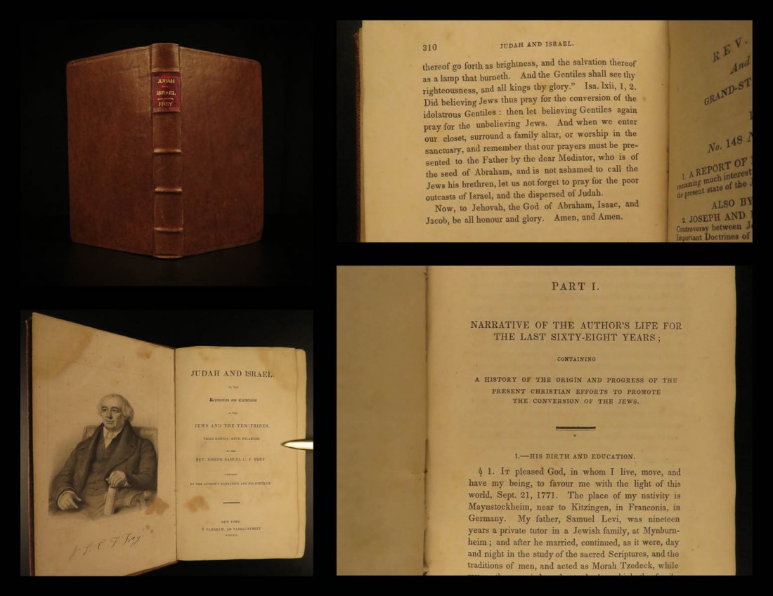 1840 1ed Judah and Israel Conversion of Jews Barnebys
