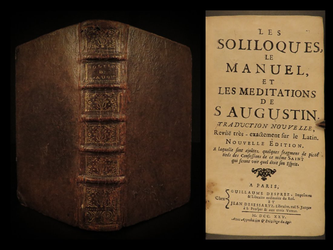 1725 Saint Augustine of Hippo Meditations Soliloquies (1 of 10)