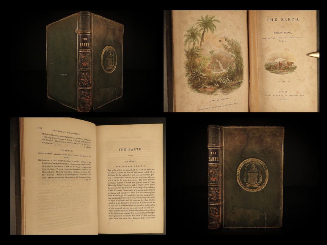 1835 1st ed Mudie Earth Science Geology Geography (1 of 10)
