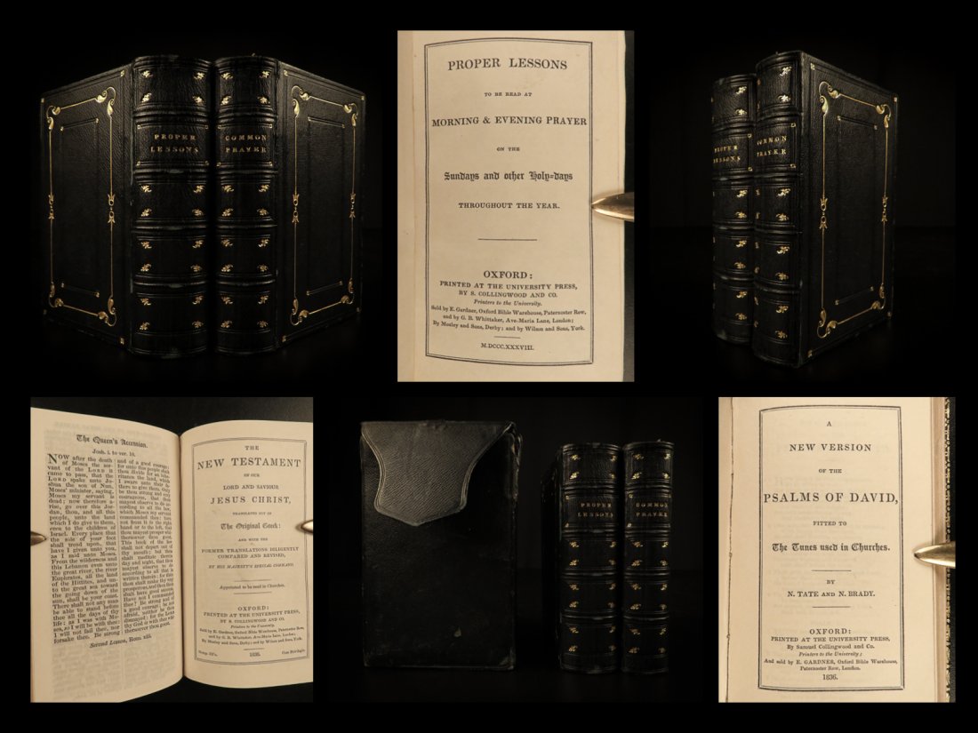 1838 EXQUISITE Bible & Book of Common Prayer Church (1 of 10)