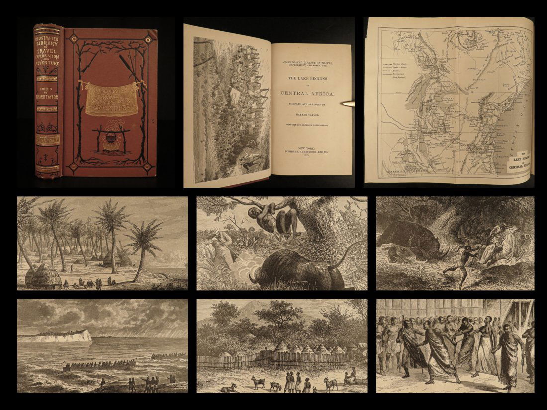 1874 Journey to Central Africa Lakes EGYPT Sudan (1 of 10)
