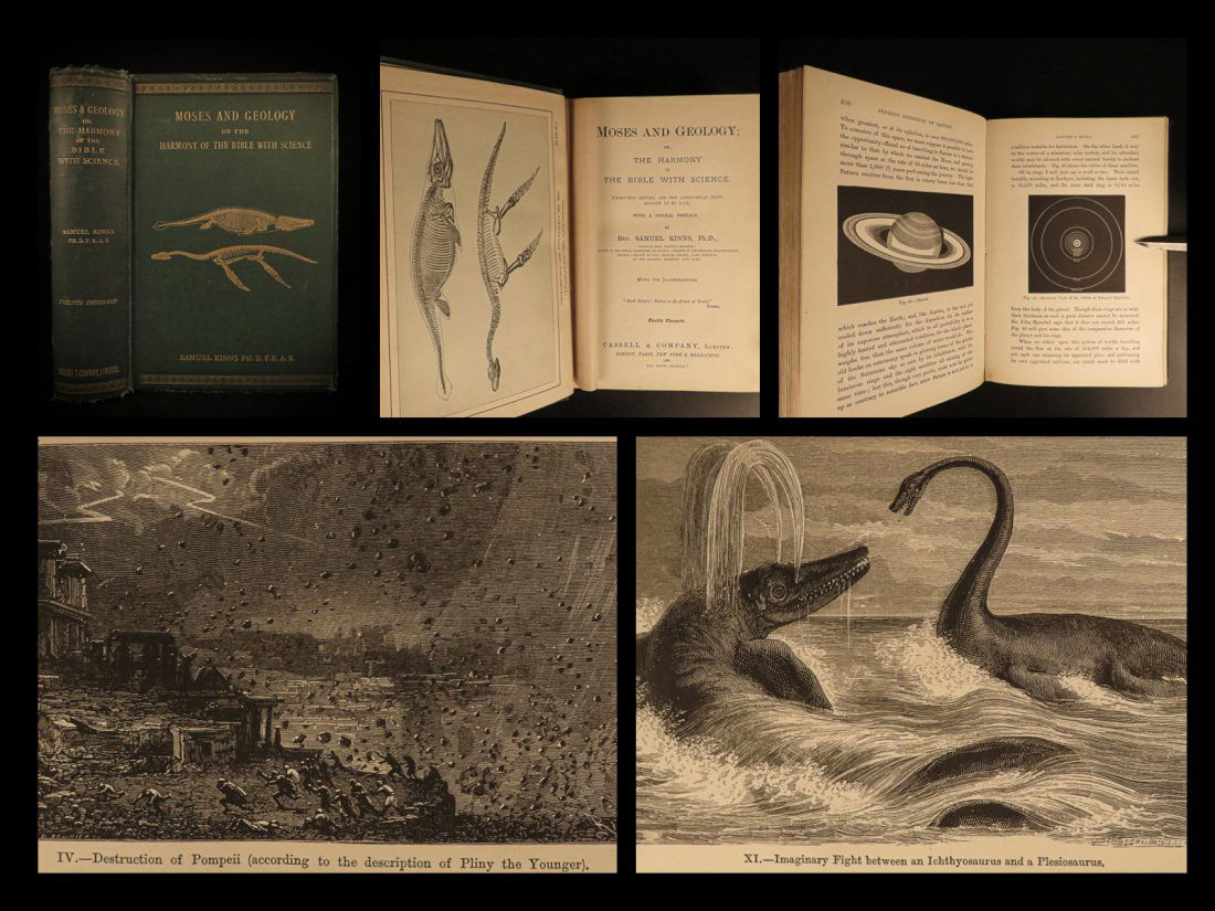 1889 Moses & GEOLOGY Kinns Evolution Science Charles D. (1 of 10)