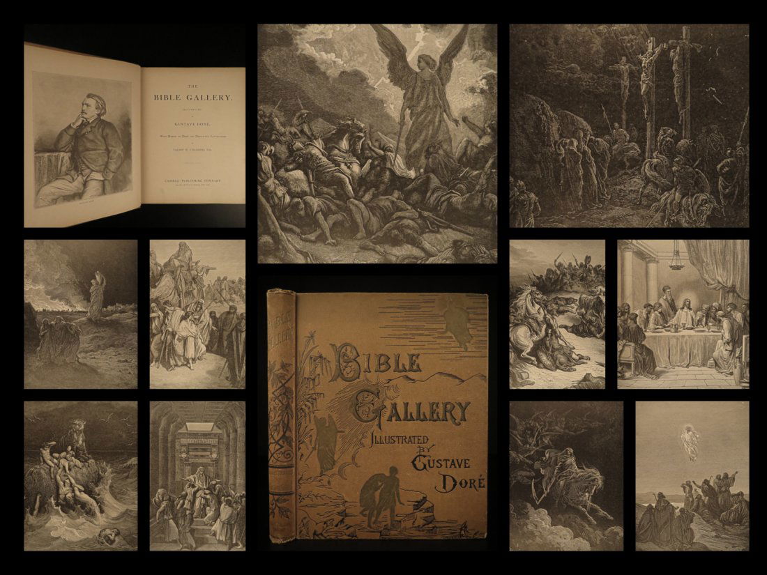 1890 Gustave Dore Bible Gallery Illustrated (1 of 20)