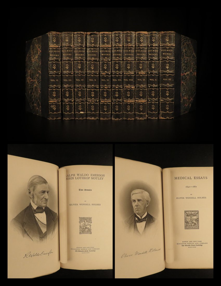 1892 BEAUTIFUL Works of Oliver Wendell Holmes American (1 of 10)