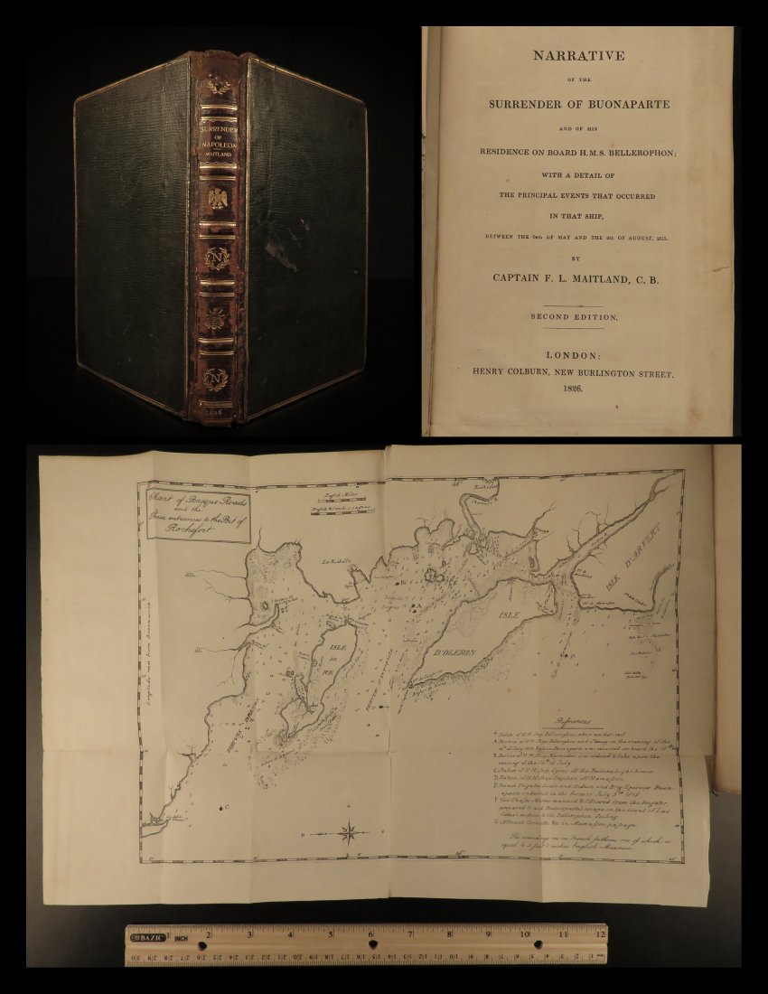 1826 Napoleon Surrender at Waterloo Maitland Narrative (1 of 10)