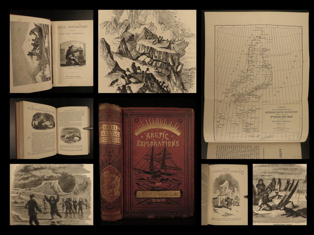1879 Elisha Kent Kane ARCTIC Explorations Voyage (1 of 10)