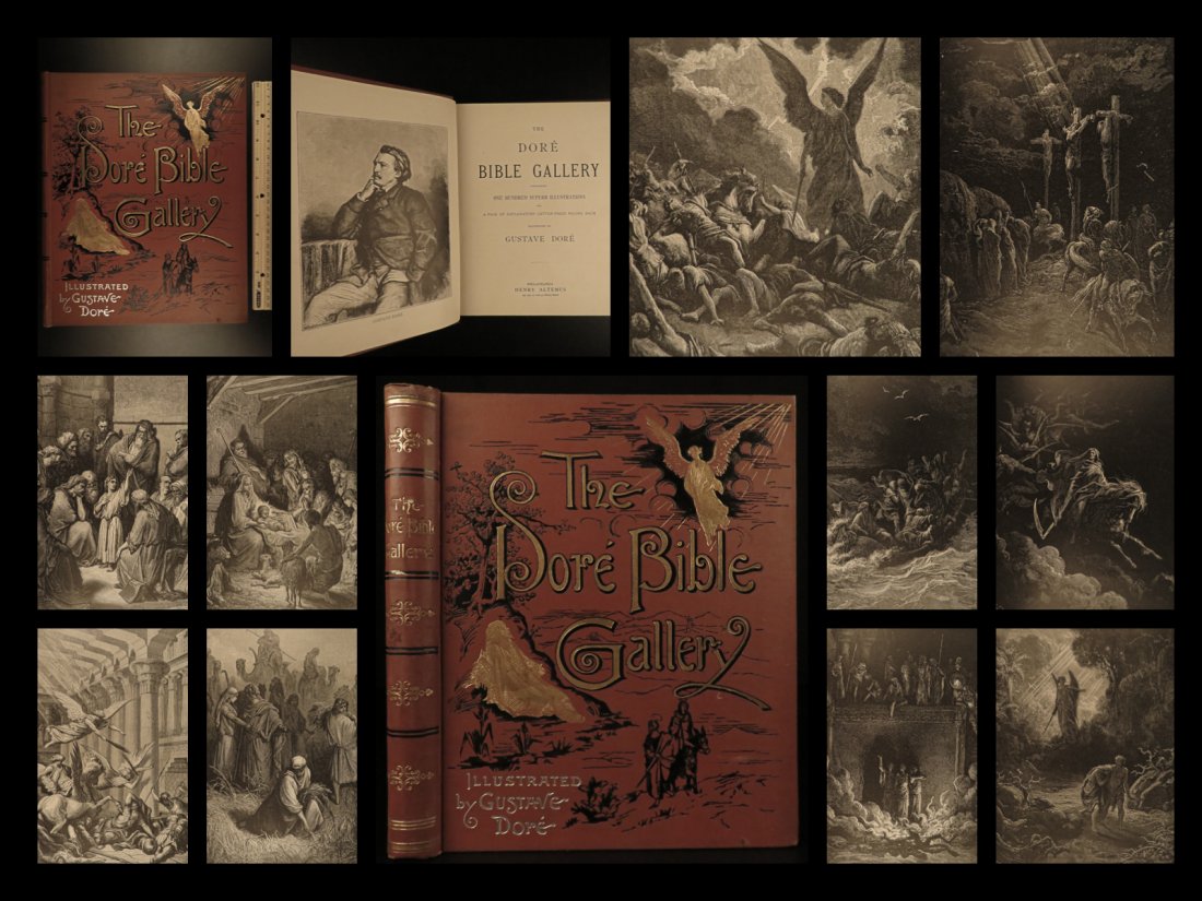 1880 BIBLE Gallery Gustave Dore ART Illustrated (1 of 10)