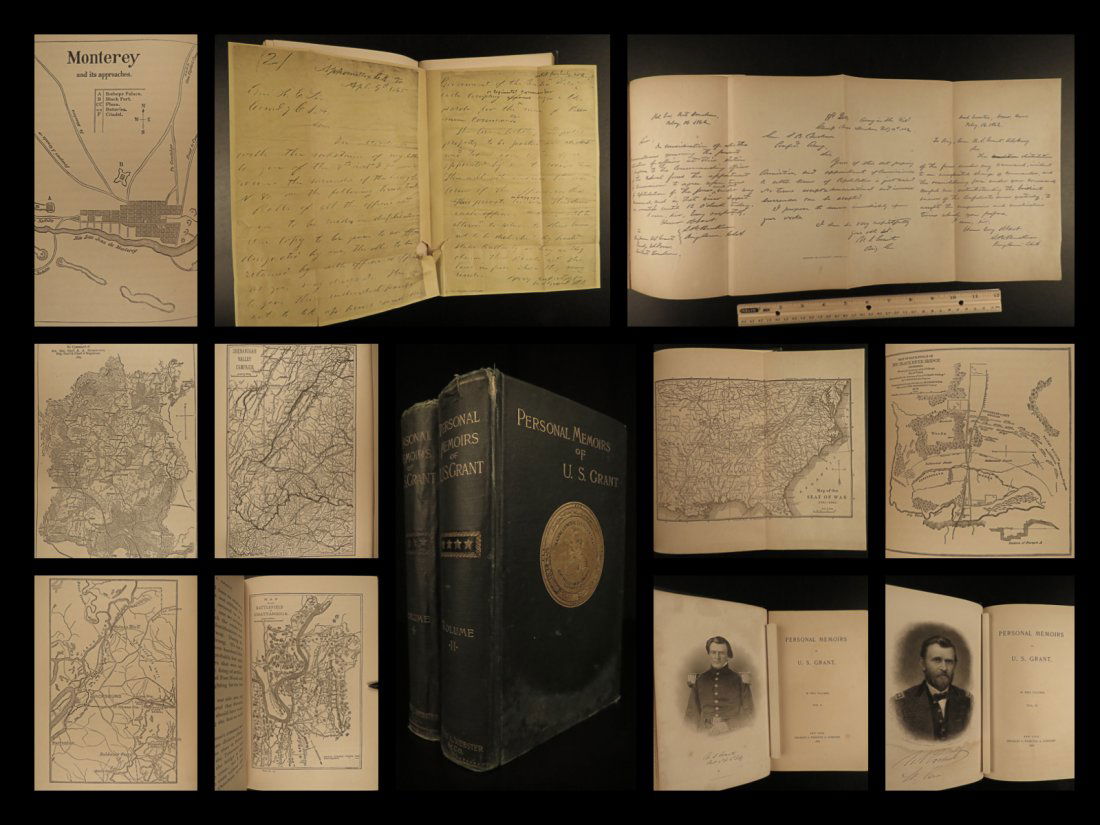 1885 Civil War 1st ed Memoirs General Ulysses S. Grant (1 of 10)