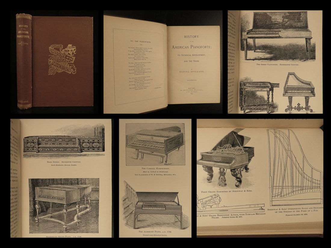 1890 PIANO 1ed History of American Pianoforte Music (1 of 10)