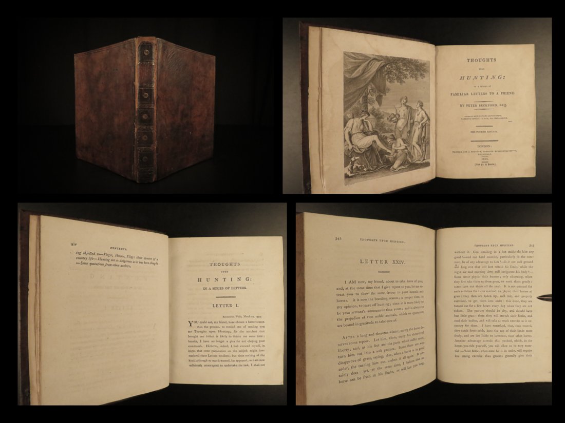 1802 HUNTING Thoughts Peter Beckford FOX Hares Hunt (1 of 10)
