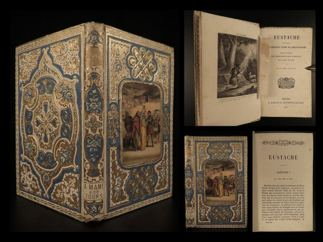1856 BEAUTIFUL BINDING Saint Eustace Early Church (1 of 10)