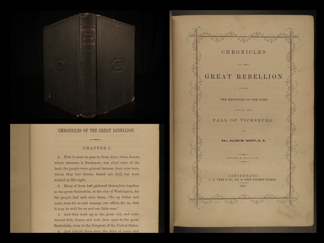 1864 Memphis Tennessee Confederate Civil War Vicksburg (1 of 11)