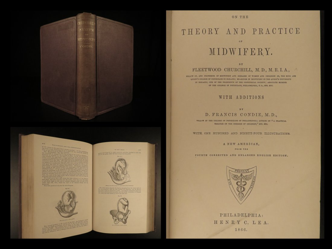 1866 Midwifery Medicine Pregnancy Female Anatomy (1 of 10)
