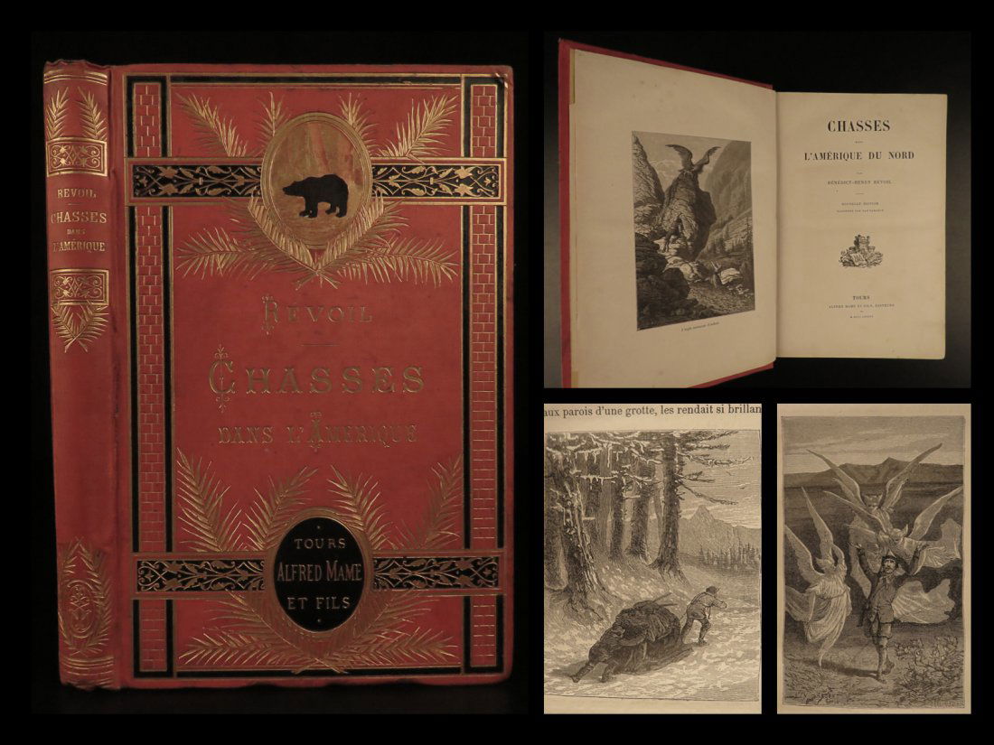 1886 Hunting in North American Canada Big Game Eagle (1 of 10)