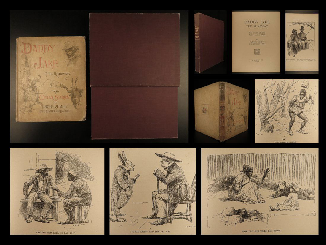 1889 1ed Daddy Jake the Runaway Uncle Remus Joel Harris (1 of 10)