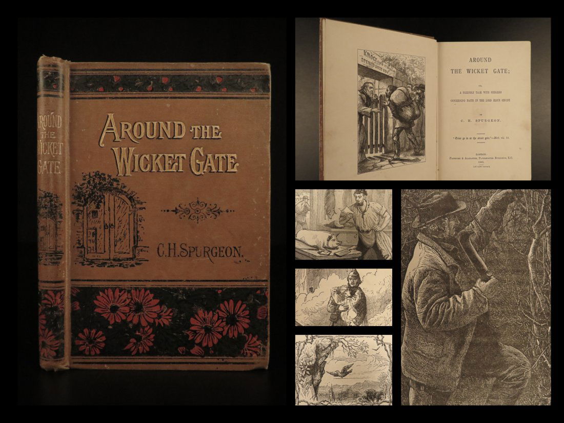 1889 Charles Spurgeon Around Wicket Gate Puritan (1 of 10)
