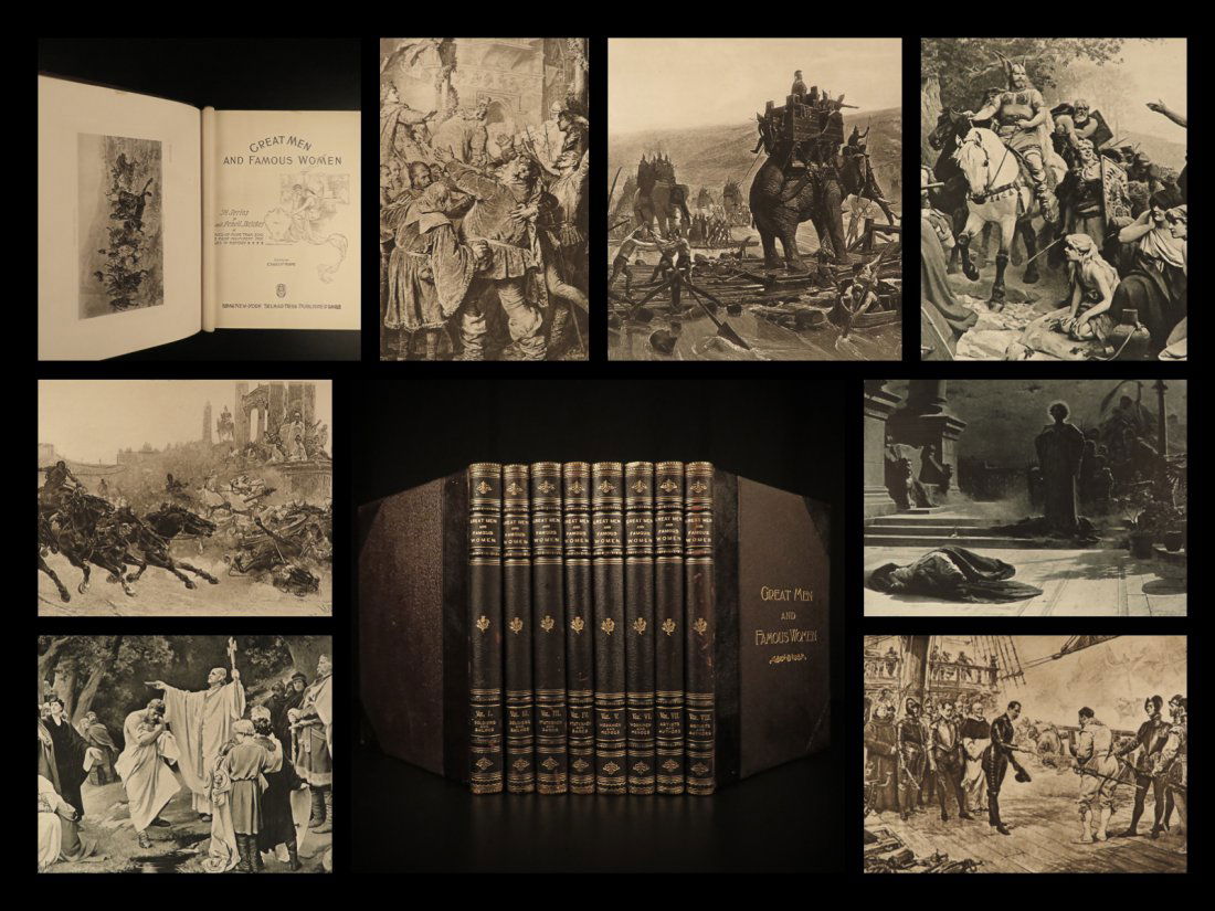 1894 1ed Great Men Famous Women Lincoln Washington (1 of 10)