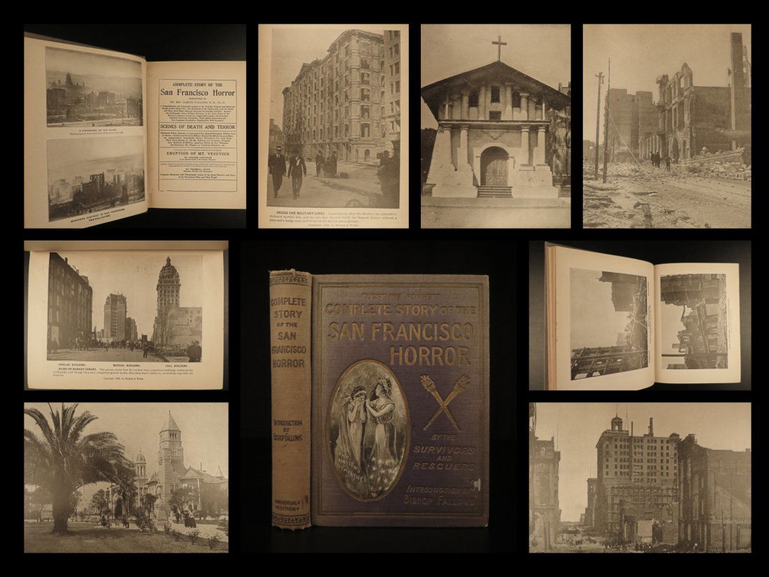 1906 1st ed San Francisco Earthquake Horror California (1 of 10)