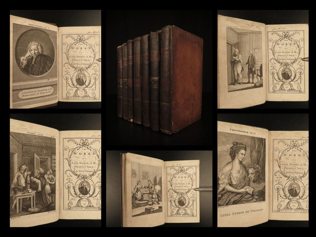 1780 IRISH Laurence Sterne Life of Tristram Shandy (1 of 10)