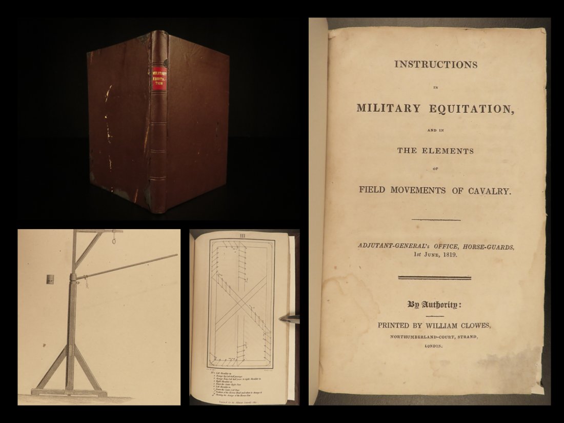 1819 Cavalry 1ed British Military Equitation Soldiers (1 of 10)