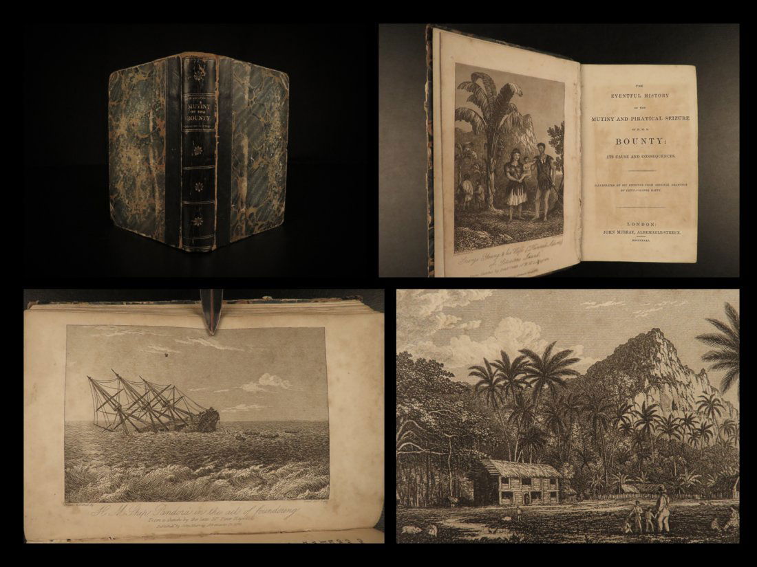 1831 1ed Mutiny of HMS Bounty Pacific Pitcairn Island (1 of 10)