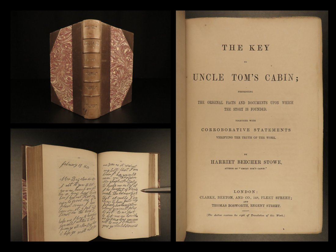 1853 Key to Uncle Toms Cabin Harriet Beecher Stowe (1 of 10)
