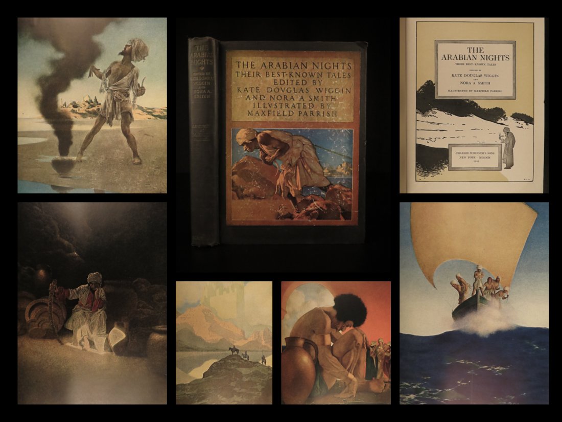 1945 Arabian Nights Fairy Tales Ali Baba Aladdin (1 of 10)