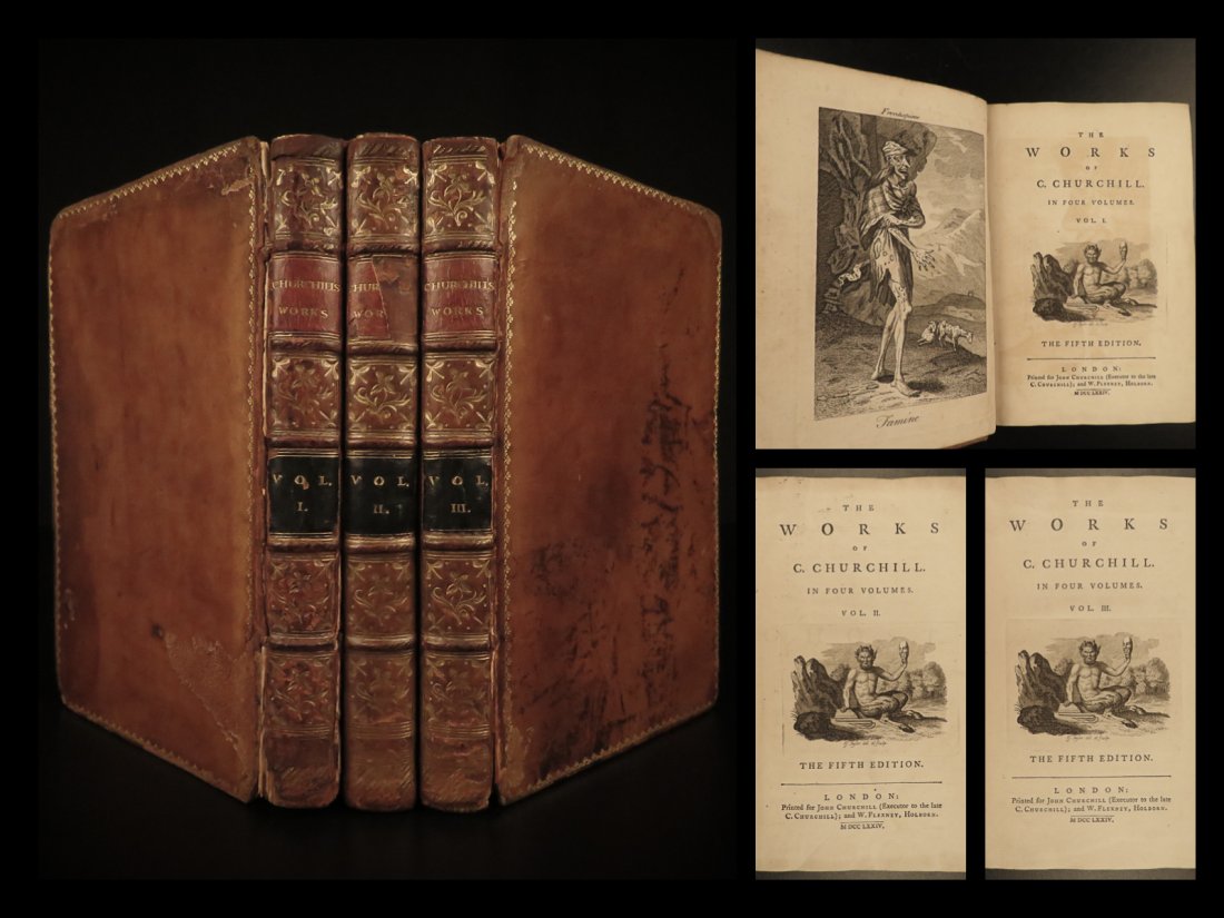 1774 Works of Charles Churchill English Lit Rosciad: 1774 Works of Charles Churchill English Lit Rosciad Prophecy of Famine 3v Charles Churchill was an 18th-century English satirical author whose works were highly influential among British actors and pl