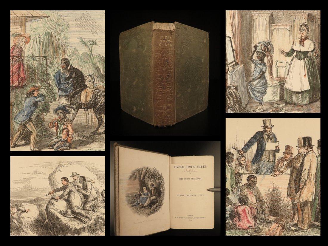 1852 Uncle Toms Cabin Beecher Stowe Slavery Abolition: 1852 Uncle Toms Cabin Beecher Stowe Slavery Abolition Civil War UK ed RARE â€œA moral battle cry for freedom!” â€“ Langston Hughes on Uncle Toms Cabin. No other work of literature helpe