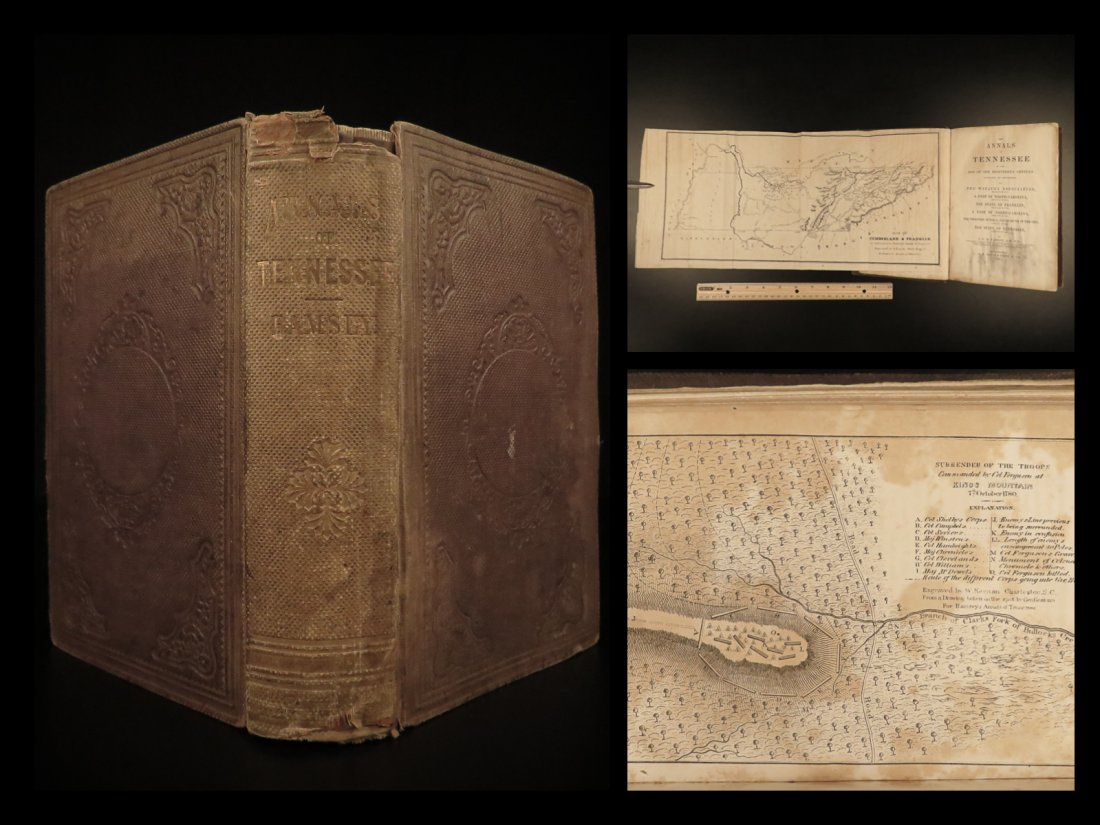 1860 INDIAN History in Tennessee Native American WARS: 1860 INDIAN History in Tennessee Native American WARS w/ Colonists Ramsey MAP James Gattys Ramseys Annals of Tennessee is one of the best and most accurate histories of the Tennessee from the earliest