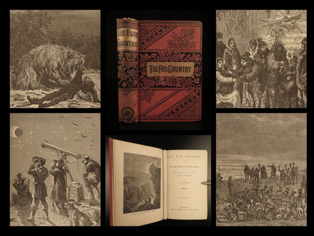 1873 Jules Verne Fur Country Canada Polar Bear (1 of 10)