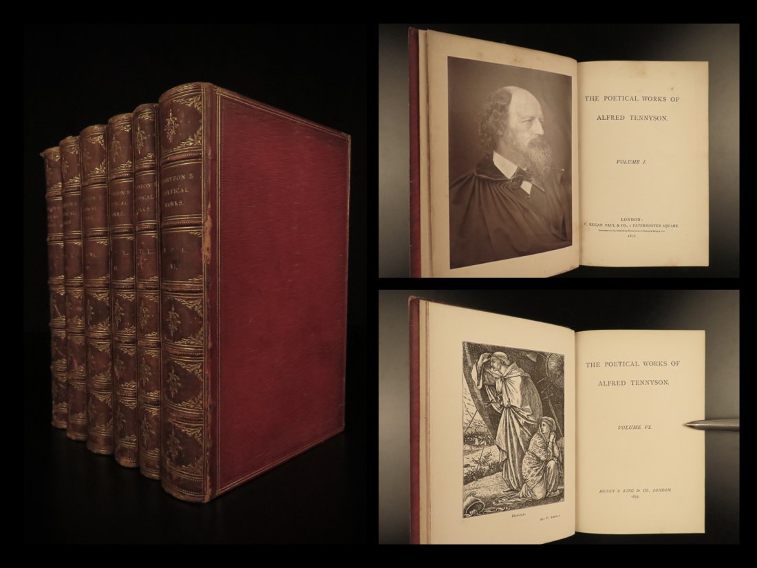 1878 Lord Alfred Tennyson Works Idylls of King Arthur (1 of 10)