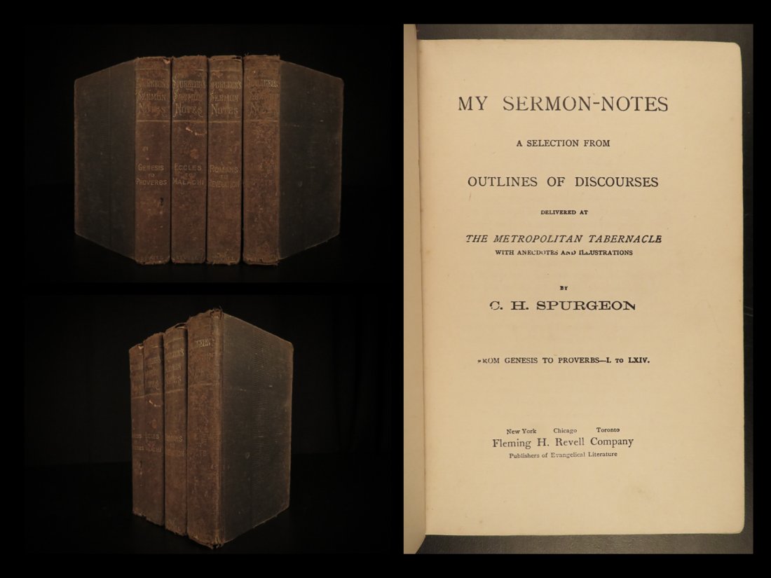 1884 1ed Charles Spurgeon Puritan Baptist Preaching (1 of 10)
