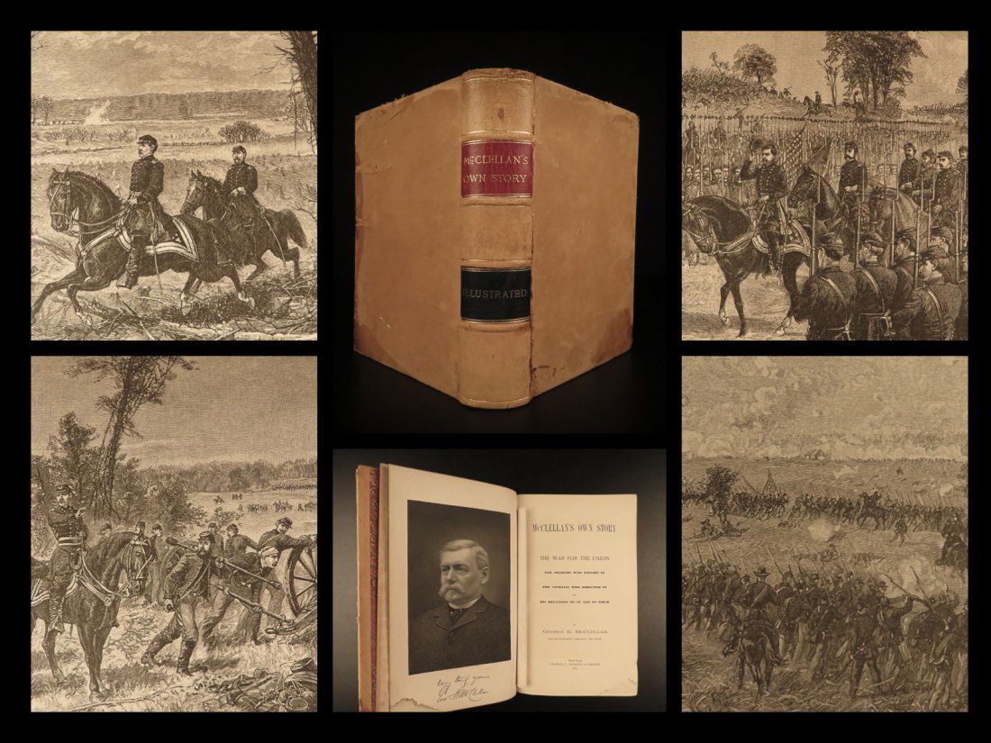 1887 Civil War 1st ed George McClellan Own Story Union (1 of 10)