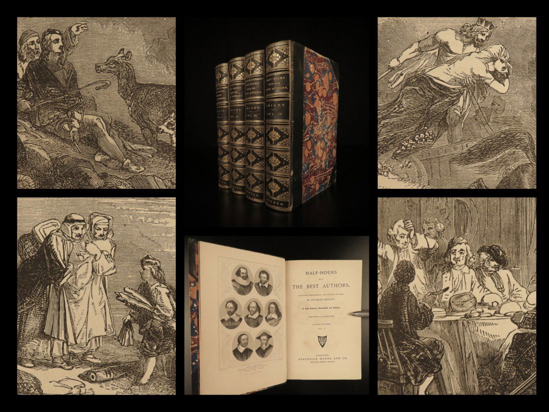 1880 Shakespeare Dickens Spencer Pepys Milton Hume (1 of 9)