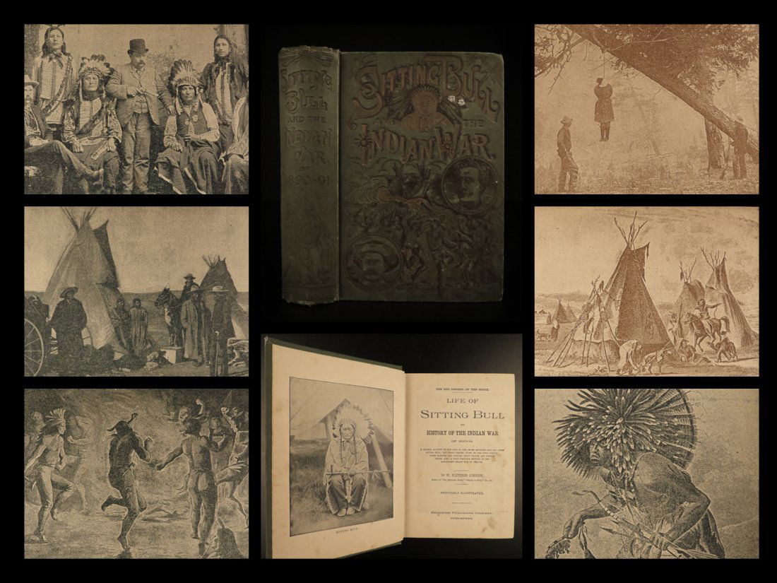 1891 1st ed Life Sitting Bull Native American (1 of 10)