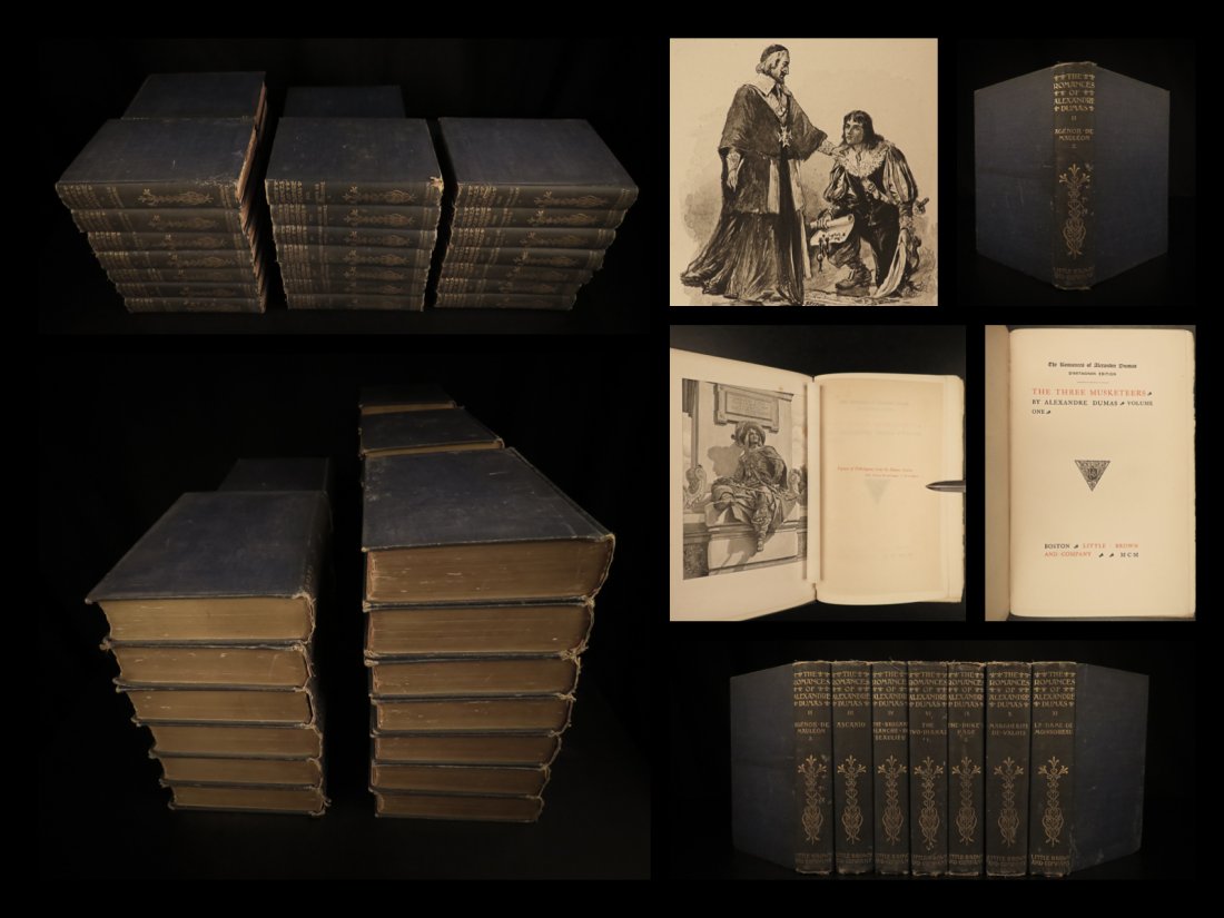 1895 Alexandre Dumas Works Three Musketeers (1 of 10)