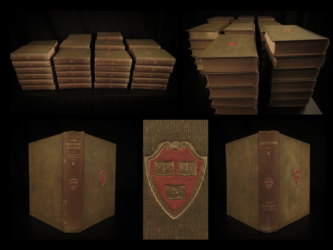 1909 Harvard Classics Literature Philosophy Drama Poets (1 of 9)