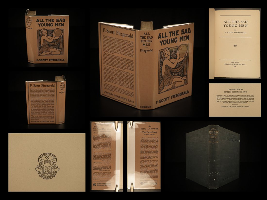 1926 1st/1st All the Sad Young Men F Scott Fitzgerald: 1926 1st/1st All the Sad Young Men F Scott Fitzgerald Gatsby Jazz Age America F. Scott Fitzgerald was one of the most prolific American novelists of the Jazz Age writing notable works such as The Beau