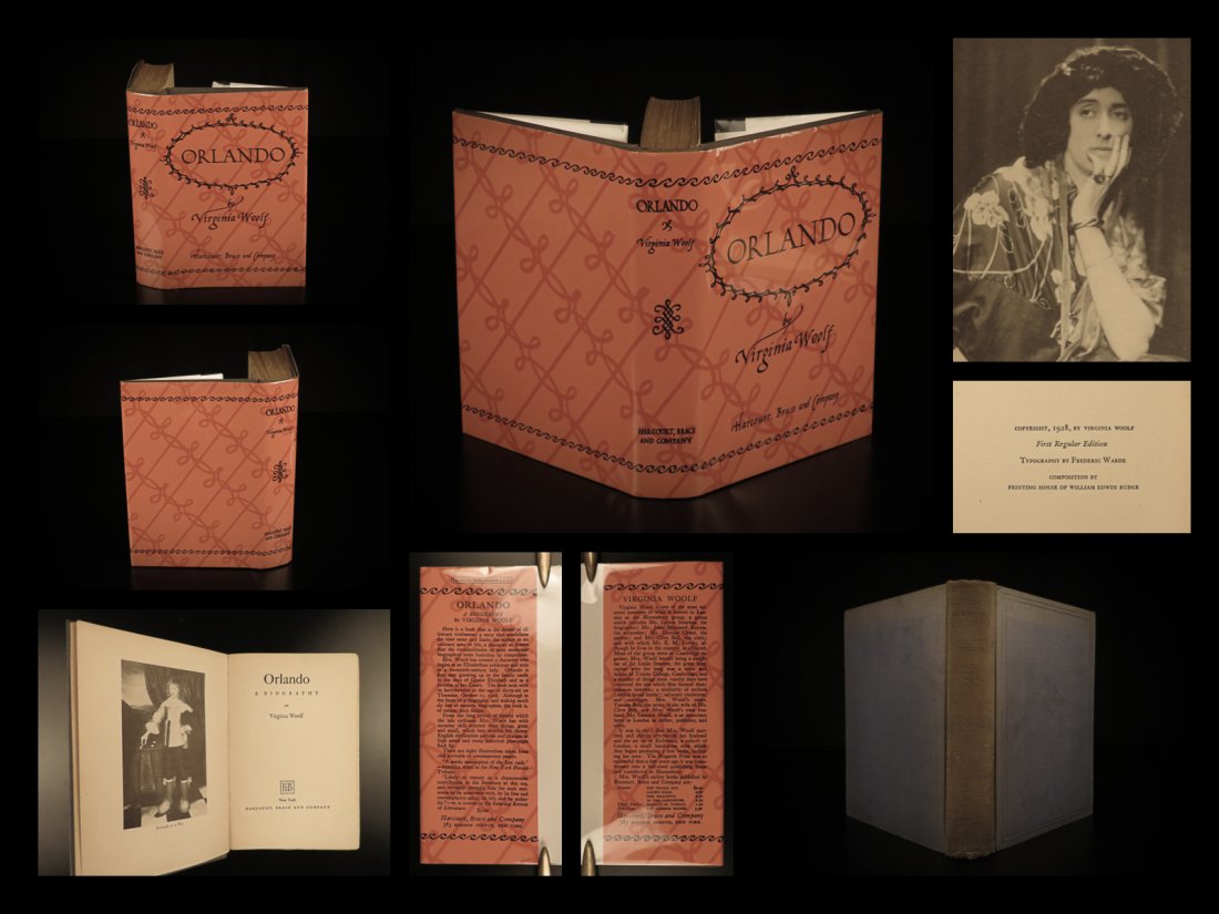 1928 1ed Orlando by Virginia Woolf Feminism Satire (1 of 10)