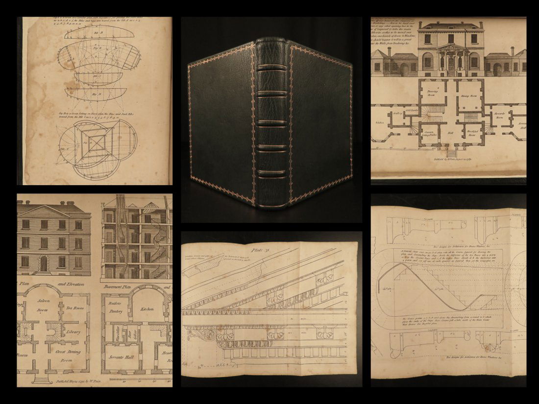 1794 1ed Practical House Carpenter 146 Architecture (1 of 10)