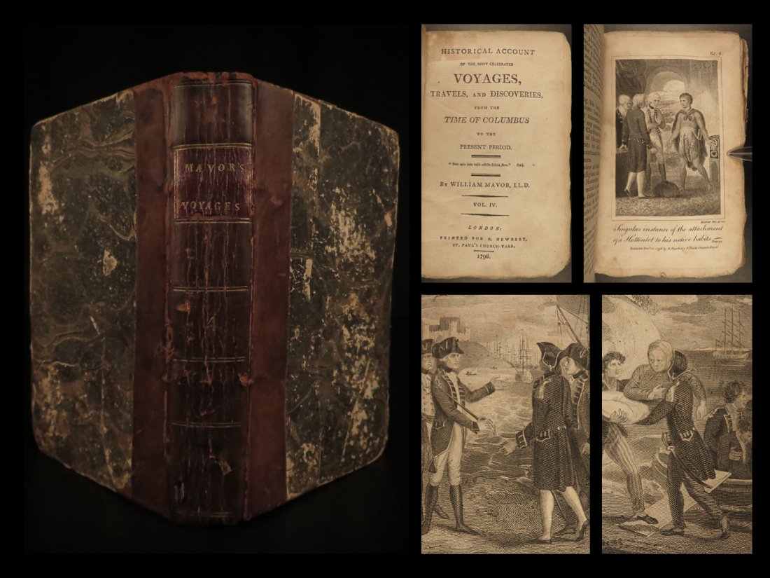 1796 1ed VOYAGES Anson CHINA Japan Kolben Hottentot: 1796 1ed VOYAGES Anson CHINA Japan Kolben Hottentot AFRICA Easter Island Mavor William Mavors Historical Account of the Most Celebrated Voyages is one of the best and most thorough collections of repo